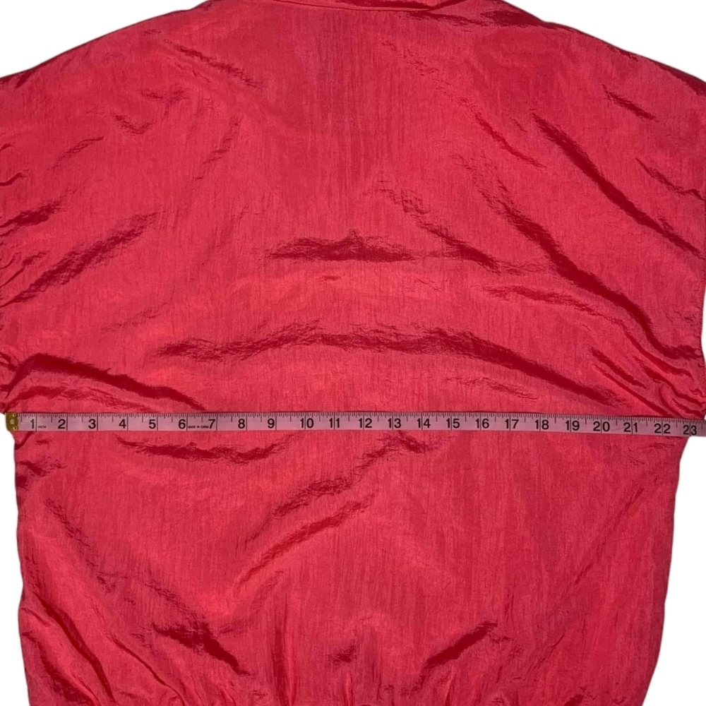 Vintage Bold Spirit Windbreaker Jacket Size Medium Colorblock Zip Up 90s Y2K NEW - Picture 12 of 12